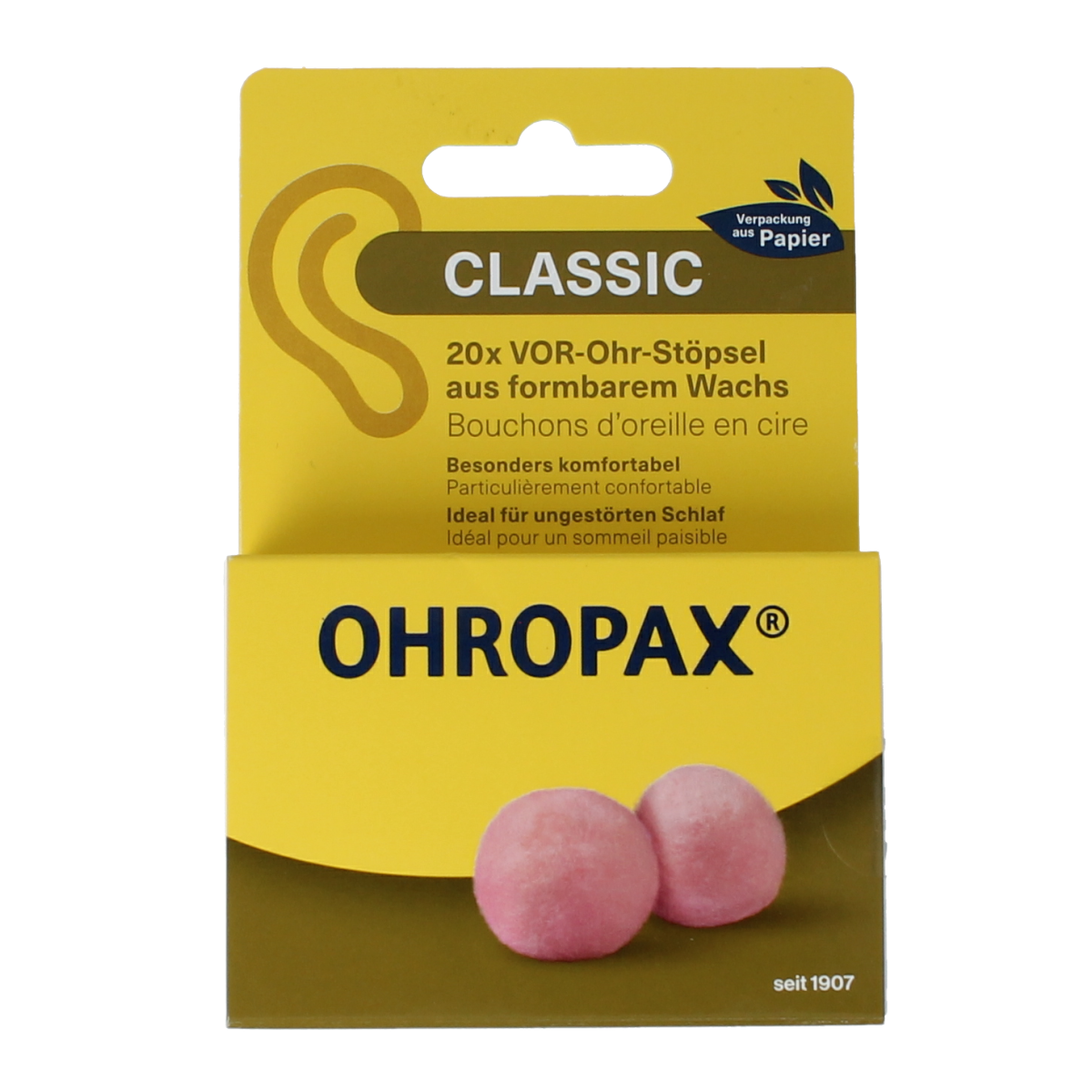 Ohropax Oordopjes classic 20.00 Stuks