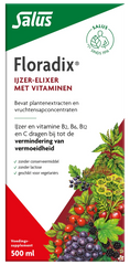 Salus Floradix ijzer elixer 500 Milliliter