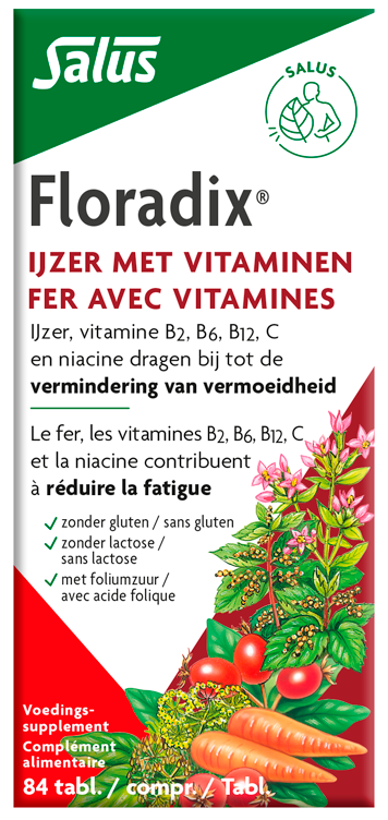 Salus Floradix ijzer tabletten 84.00 Tabletten