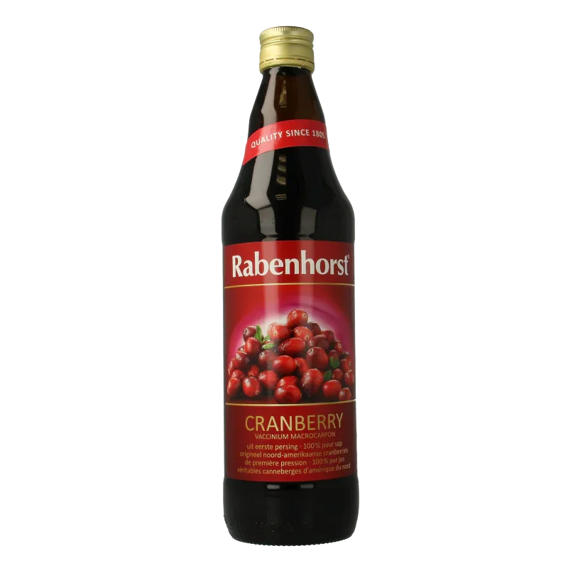 Rabenhorst Cranberrysap puur bio 750 Milliliter