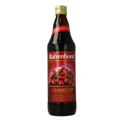 Rabenhorst Cranberrysap puur bio 750 Milliliter