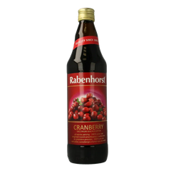 Rabenhorst Cranberrysap puur bio 750 Milliliter