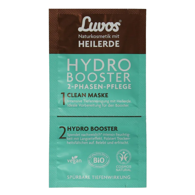 Luvos Crememasker hydro booster 2 fasen bio 9.5 Milliliter