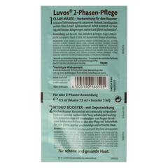 Luvos Crememasker hydro booster 2 fasen bio 9.5 Milliliter