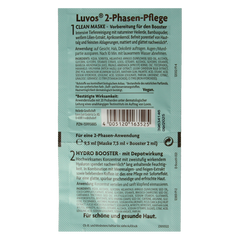 Luvos Crememasker hydro booster 2 fasen bio 9.50 Milliliter