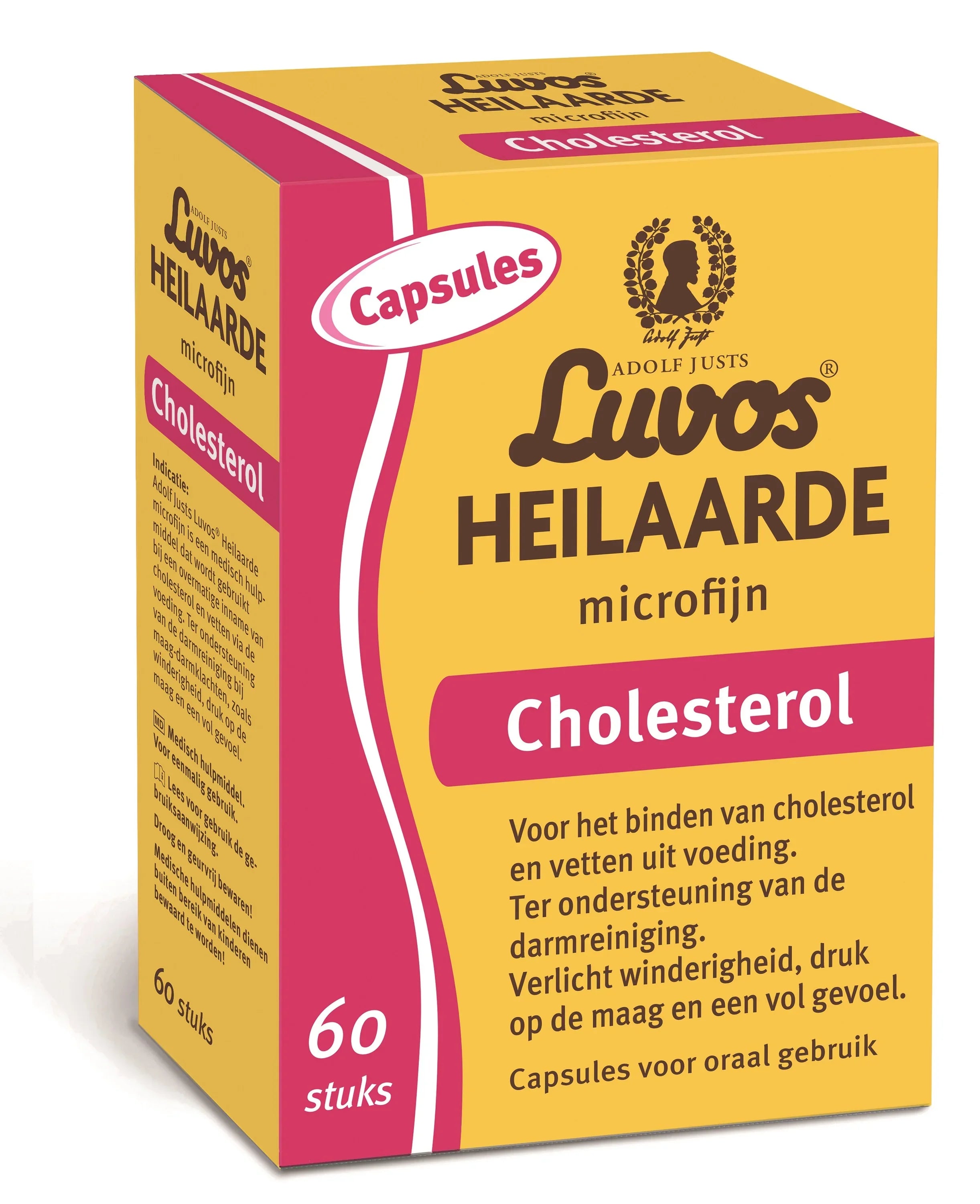 Luvos Heilaarde microfijn cholesterol 60 Capsules