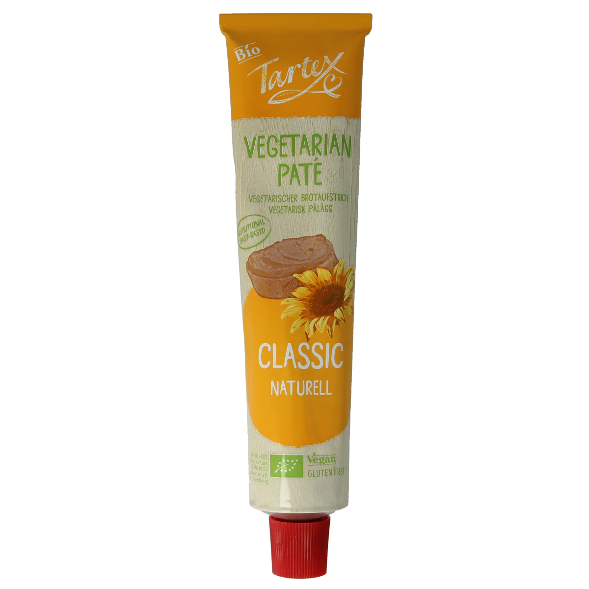 Tartex Tube vegetarische pate classic bio 200.00 Gram