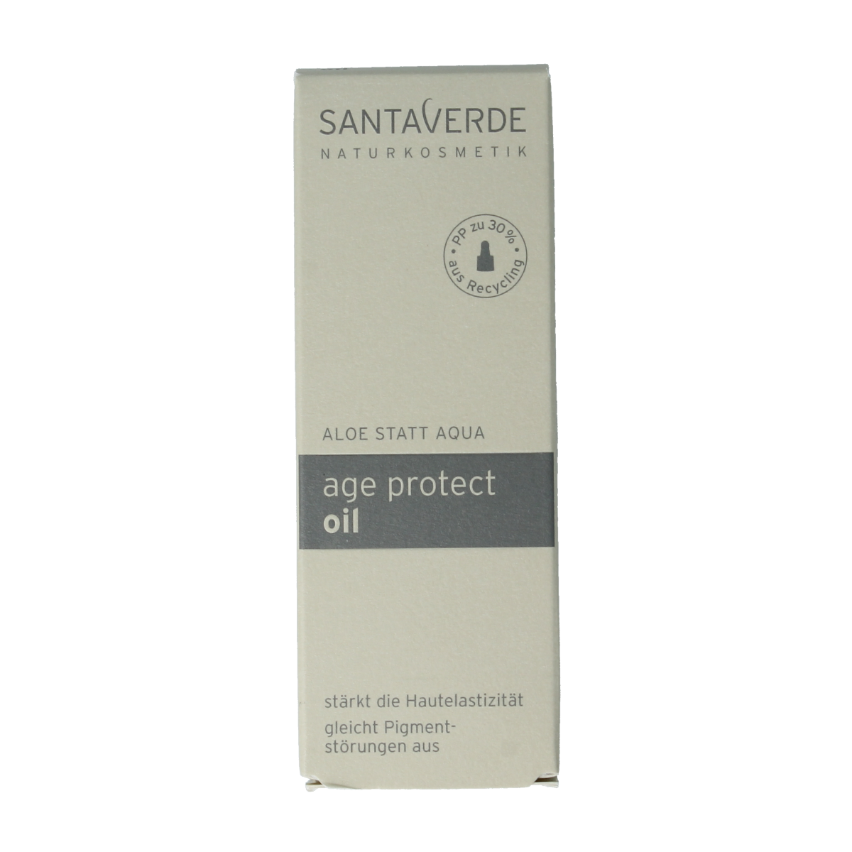 Santaverde Aloe vera age protect gezichtsolie 30.00 Milliliter