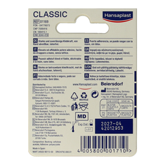 Hansaplast Hechtpleister classic 5m x 2.5cm 1.00 Stuks