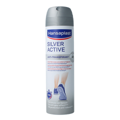 Hansaplast Silver active voet deodorant 150.00 Milliliter