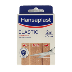 Hansaplast Elastic 2m x 6cm waterafstotend 1.00 Stuks