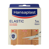 Hansaplast Elastic 1m x 8cm 1.00 Stuks