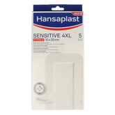Hansaplast Pleisters sensitive 4XL 5 Stuks