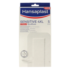 Hansaplast Pleisters sensitive 4XL 5 Stuks