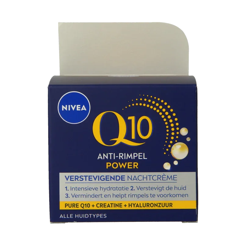 Nivea Visage anti-rimpel nachtcreme Q10+ 50 Milliliter