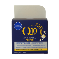 Nivea Visage anti-rimpel nachtcreme Q10+ 50.00 Milliliter