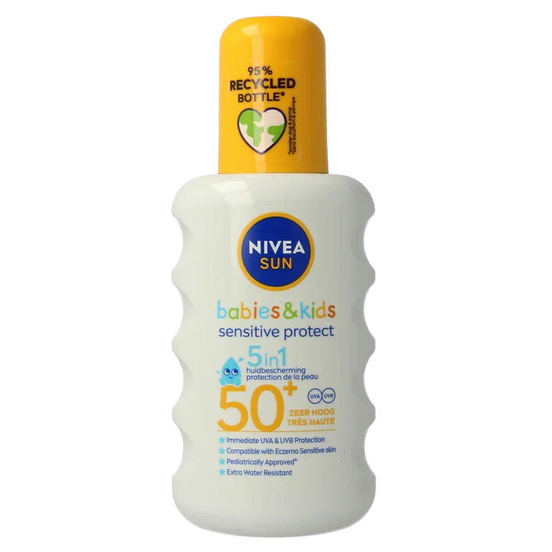 Nivea Sun protect & sensitive child spray SPF50 200.00 Milliliter