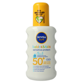 Nivea Sun protect & sensitive child spray SPF50 200.00 Milliliter