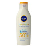 Nivea Sun protect & sensitive child sunmilk SPF50+ 200.00 Milliliter