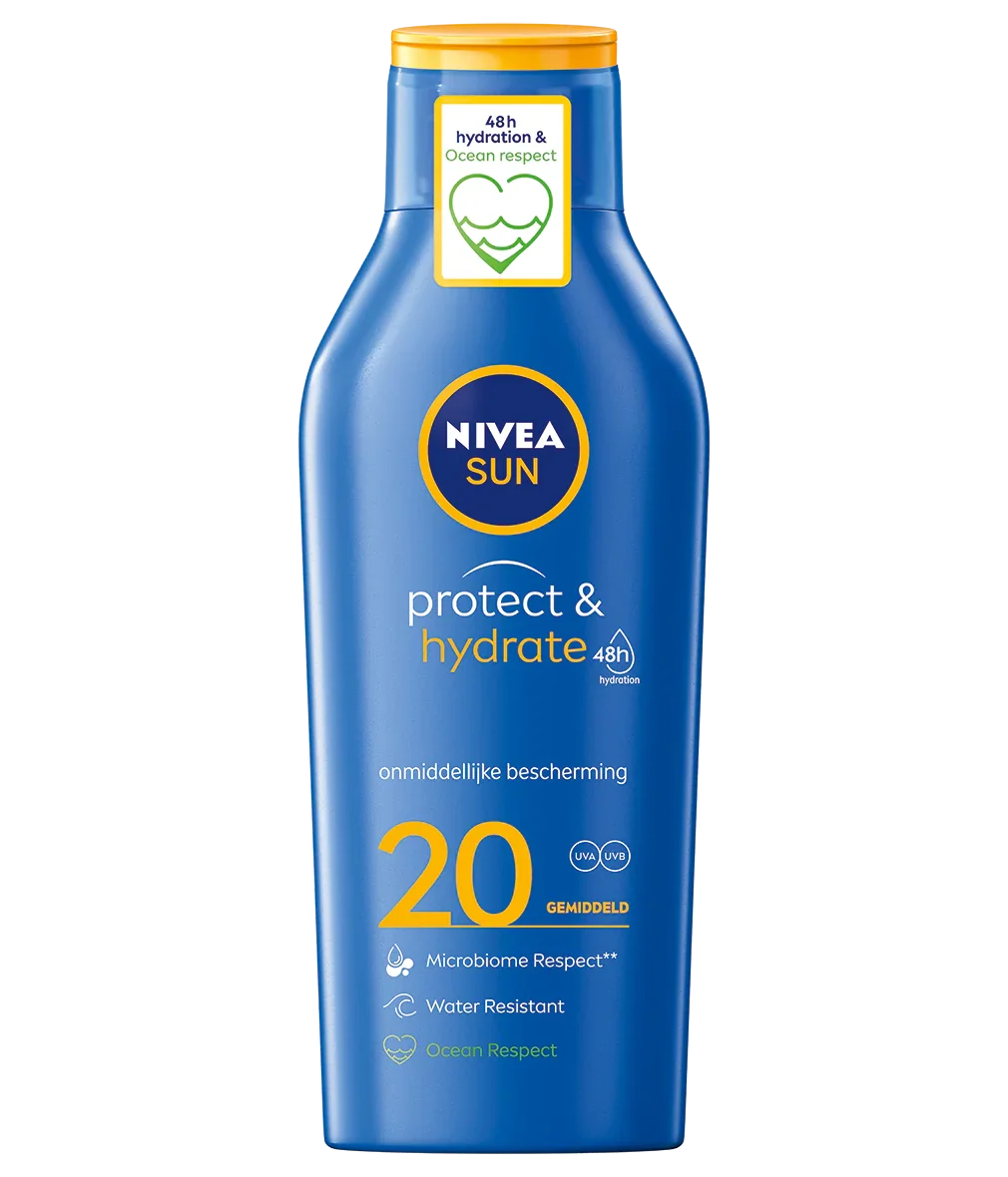 Nivea Sun protect & hydrate zonnemelk SPF20 400 Milliliter