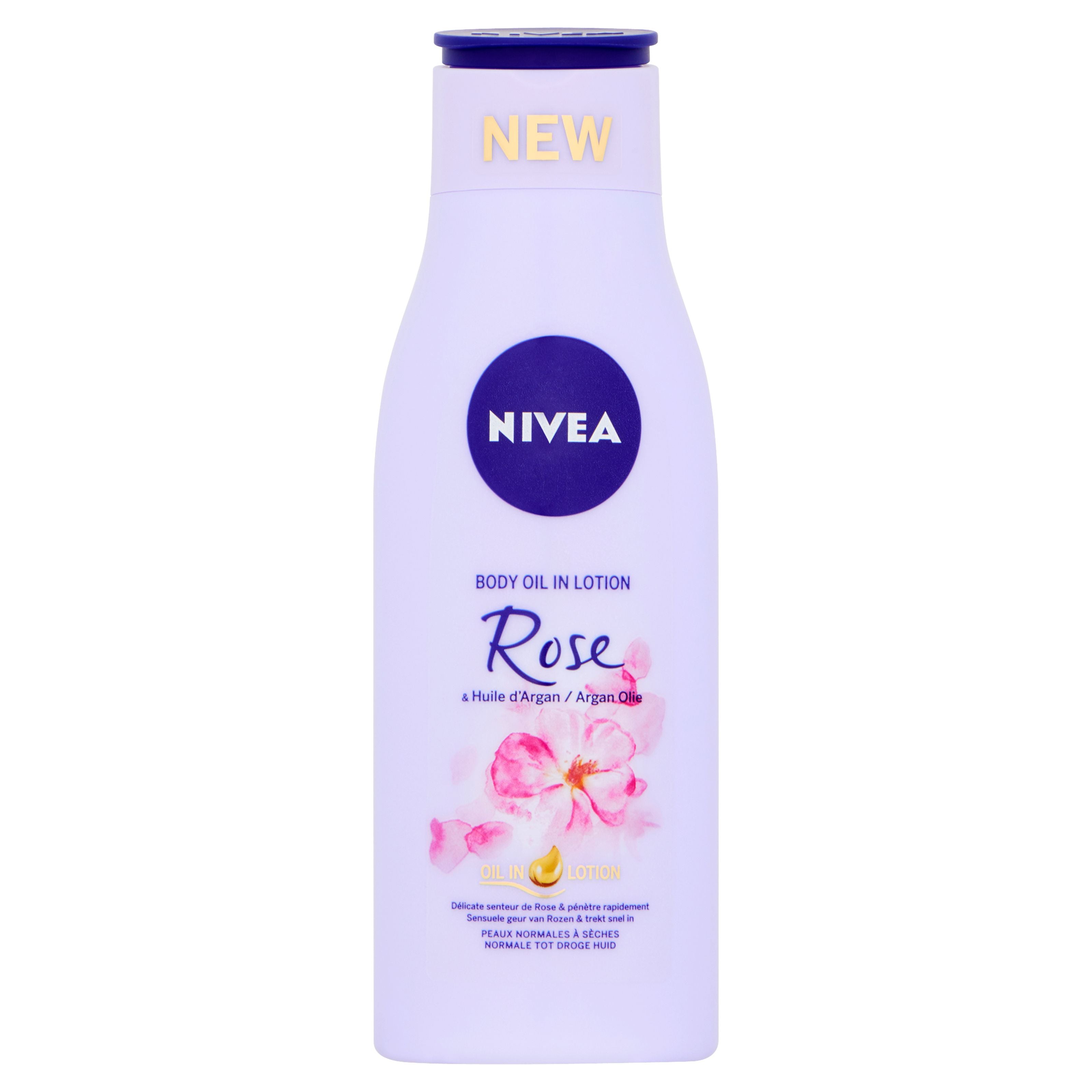 Nivea Body oil lotion roos & argan 200 Milliliter