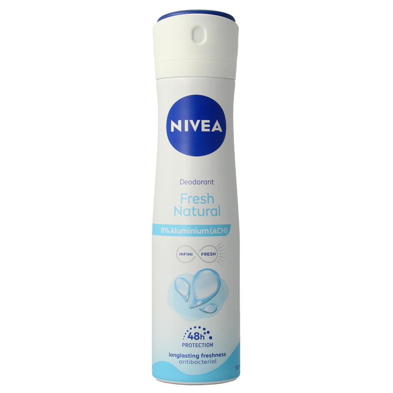 Nivea Deodorant fresh natural spray female 150 Milliliter
