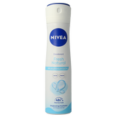 Nivea Deodorant fresh natural spray female 150 Milliliter