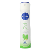 Nivea Deodorant spray fresh pure jasmine 150.00 Milliliter