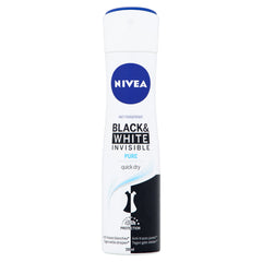 Nivea Deodorant invisible black & white pure 150 Milliliter