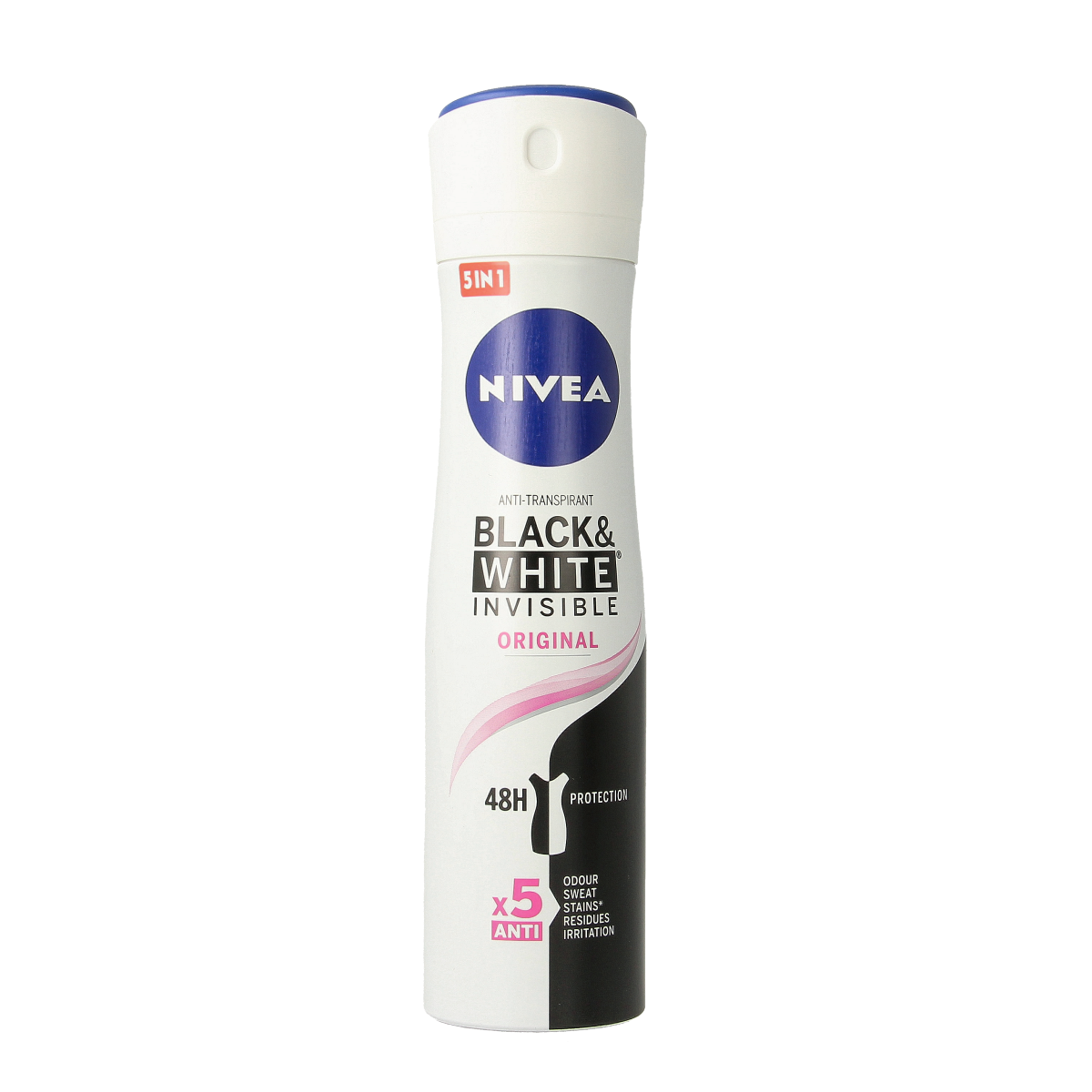 Nivea Deodorant invisible black & white spray original 150.00 Milliliter