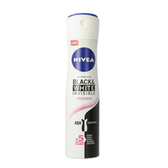Nivea Deodorant invisible black & white spray original 150.00 Milliliter
