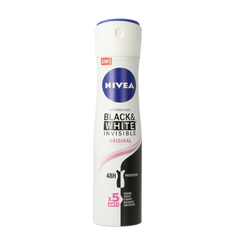 Nivea Deodorant invisible black & white spray original 150 Milliliter