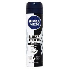 Nivea Men deodorant spray invisible black & white 150 Milliliter