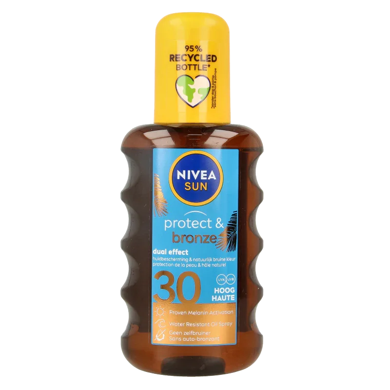 Nivea Sun protect & bronze olie spray SPF30 200 Milliliter
