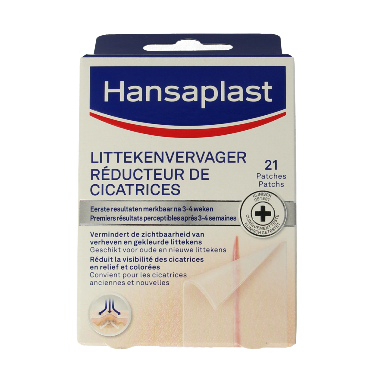 Hansaplast Littekenvervager 21.00 Stuks