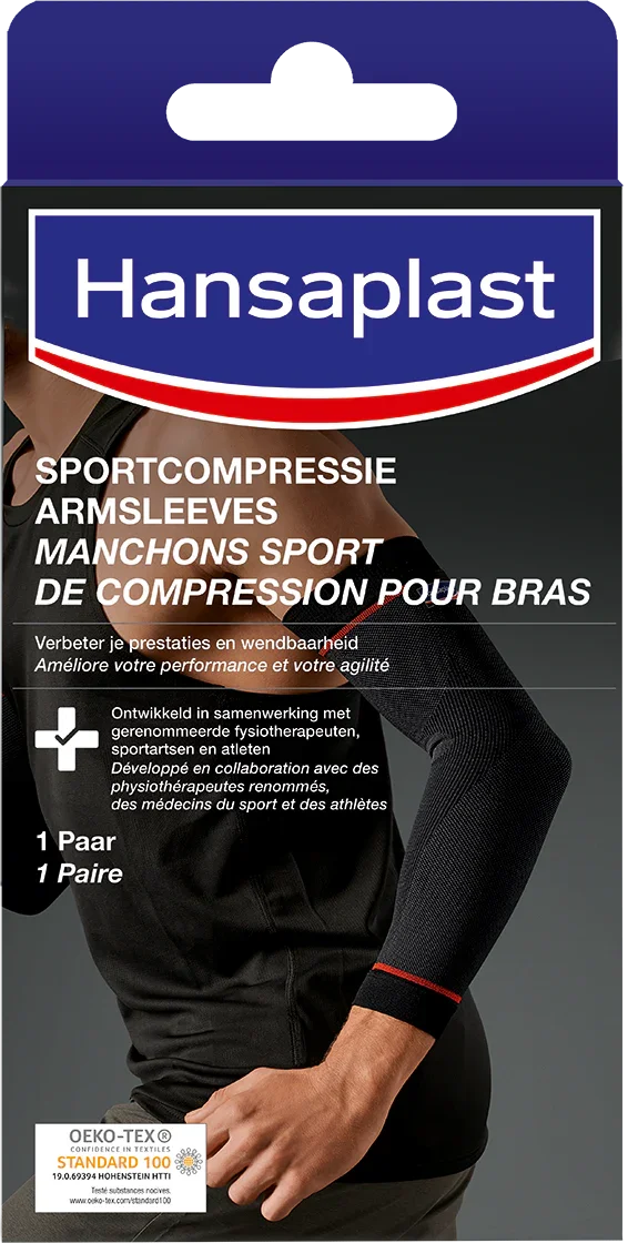 Hansaplast Sportcompressie armsleeves 1 Paar
