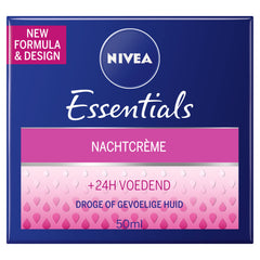 Nivea Essentials nachtcreme herstellend 50 Milliliter