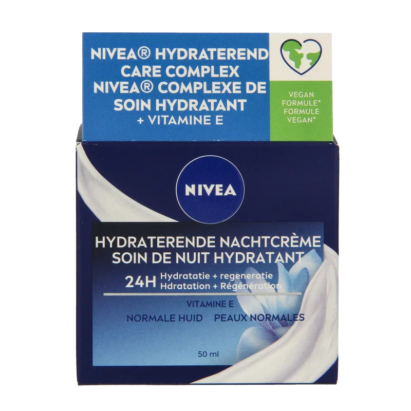 Nivea Essentials nachtcreme normale/gemengde huid 50 Milliliter