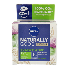 Nivea Naturally good nachtcreme anti-age 50 Milliliter