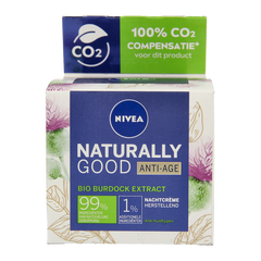 Nivea Naturally good nachtcreme anti-age 50 Milliliter