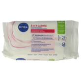 Nivea Verzachtende doekjes droge/gevoelige huid 25 Stuks