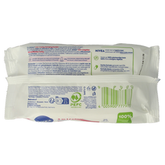 Nivea Verzachtende doekjes droge/gevoelige huid 25 Stuks