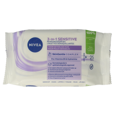 Nivea Sensitive reinigingsdoekjes 25.00 Stuks