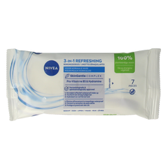 Nivea 3-in-1 Verfrissende doekjes mini 7.00 Stuks
