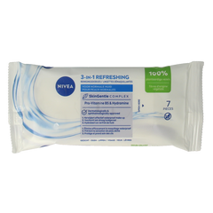 Nivea 3-in-1 Verfrissende doekjes mini 7 Stuks