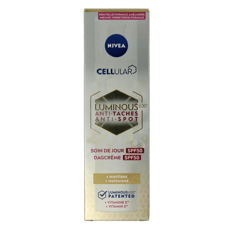 Nivea Cellular luminous anti-pigment fluid cream SPF50 40 Milliliter
