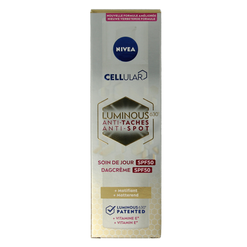 Nivea Cellular luminous anti-pigment fluid cream SPF50 40 Milliliter