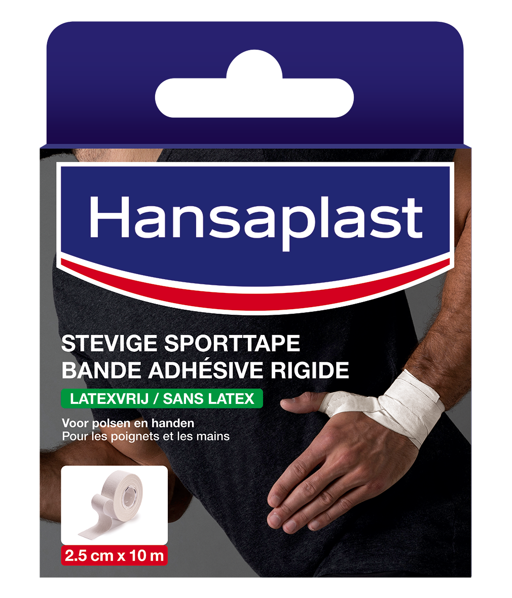 Hansaplast Sport tape smal 2.50cm x 10m 1 Rol
