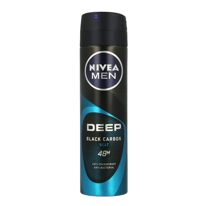 Nivea Men deodorant spray deep beat 150 Milliliter