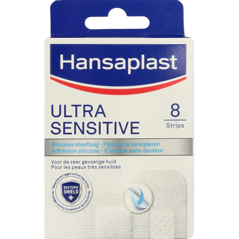 Hansaplast Pleisters ultra sensitive 8 Stuks
